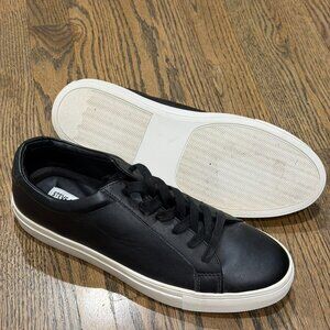 Steve Madden Coastal Sneaker (Men) 10.5 Black PU Leather